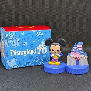 2025 Disneyland 70th Anniversary McDonald's Happy Meal Mickey Mouse And Castle